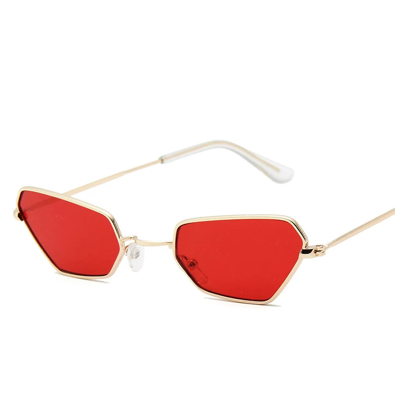 Polygonal Fashion Small Frame Sunglasses Jelly Ocean Piece Trend Sunglasses Ins TIKTOK