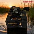 [Germany Stock] Robnos AK2000 Left Hand Baitcasting Reel with Two-Speed System and Line Twist Prevention