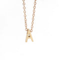 Rose Gold Plated Letter Necklace Dainty Hypoallergenic Initial A-Z Customised Name Necklace for Women Girls Men