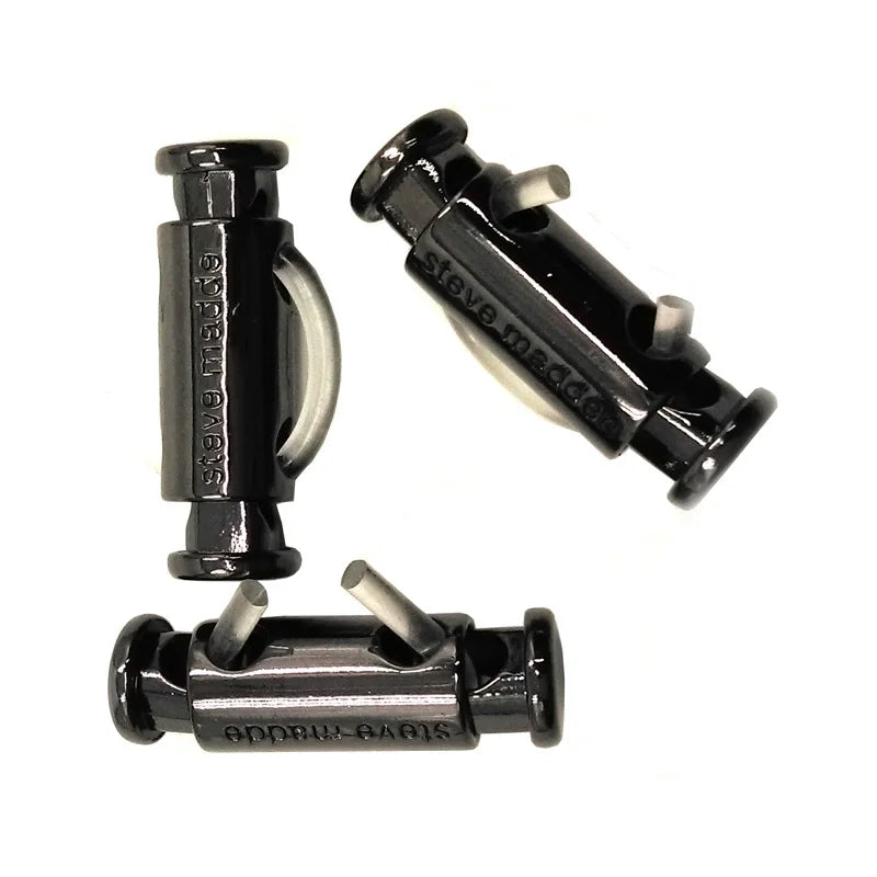 Durable Aluminum Cord Lock End Stopper Toggle Spring Button for Drawstring Hoodie Bag Luggage Garment Accessories