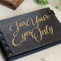 Custom Wooden Cover 40pages Photo Album Scrapbook Engraved with Names or Dates a Wedding Anniversary Lover Anniversary Gift