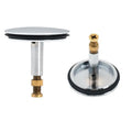 GOGO Bathtub Drain Stopper All Copper Rotary Type Bathroom Drainer Bathtub Drainage Accessories Leakage Plug Lid