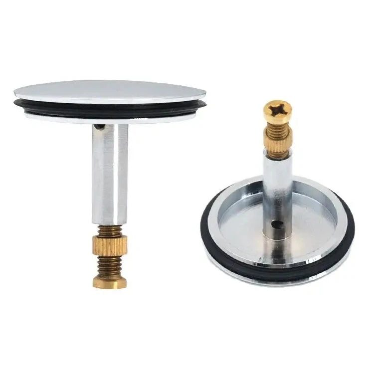 GOGO Bathtub Drain Stopper All Copper Rotary Type Bathroom Drainer Bathtub Drainage Accessories Leakage Plug Lid