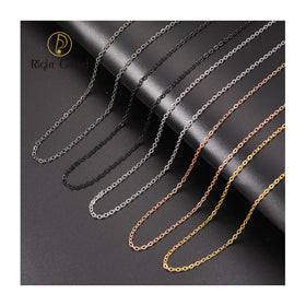 Spot Non-fading 1/ 1.5/2mm Cross Chain Stainless Steel Chain Jewelry Accessories Necklace