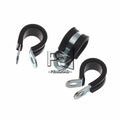 Hose Clamp Rubber Lined P Clips Pipe Mounting Fix Fasteners Hardware Electrical Fittings Cable Fasteners