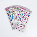 Cute Deco Foil clear Epoxy Sticker for Notebook