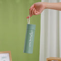 Transparent 400ml Glass Water Bottles Creative Kawaii Design Students Travelers Direct Drinking Unisex Portable Tea Cup