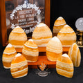 Hot Selling Energy Stone Natural Healing Gemstone Polished Yellow Calcite Ornament for Feng Shui Decoration