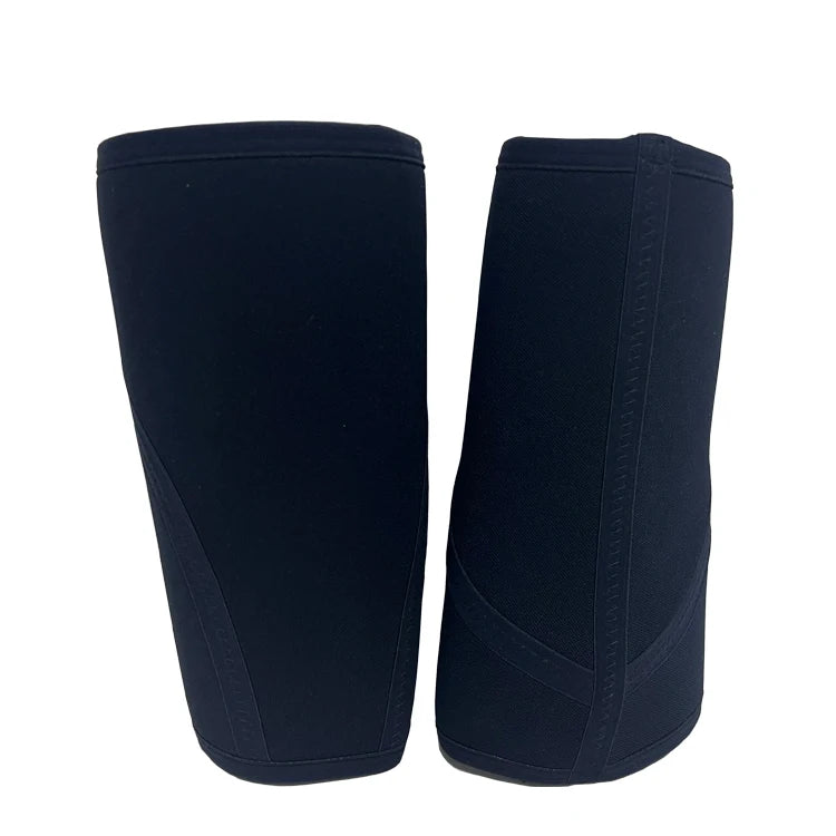 Wholesale Professional Custom Logo Neoprene Compression Sleeves Gym Sports Weightlifting Powerlifting Knee Sleeve 7mm