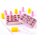 DIY Design Lipstick Mold Two-tone Flathead Aluminum Mold Anodied Lipstick Mold Made by CNC Milling Machined