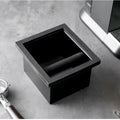 Eco-Friendly Coffee Knock Box Recessed Bottomless Rubber for Bar Coffee Grounds Barrel or Bucket