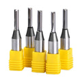 SLANK TCT Straight Bits Shank 6.35mm/12.7mm Tct Straight Router Bit End Mill Cutter 2 Flute WoodWorking Router Bit
