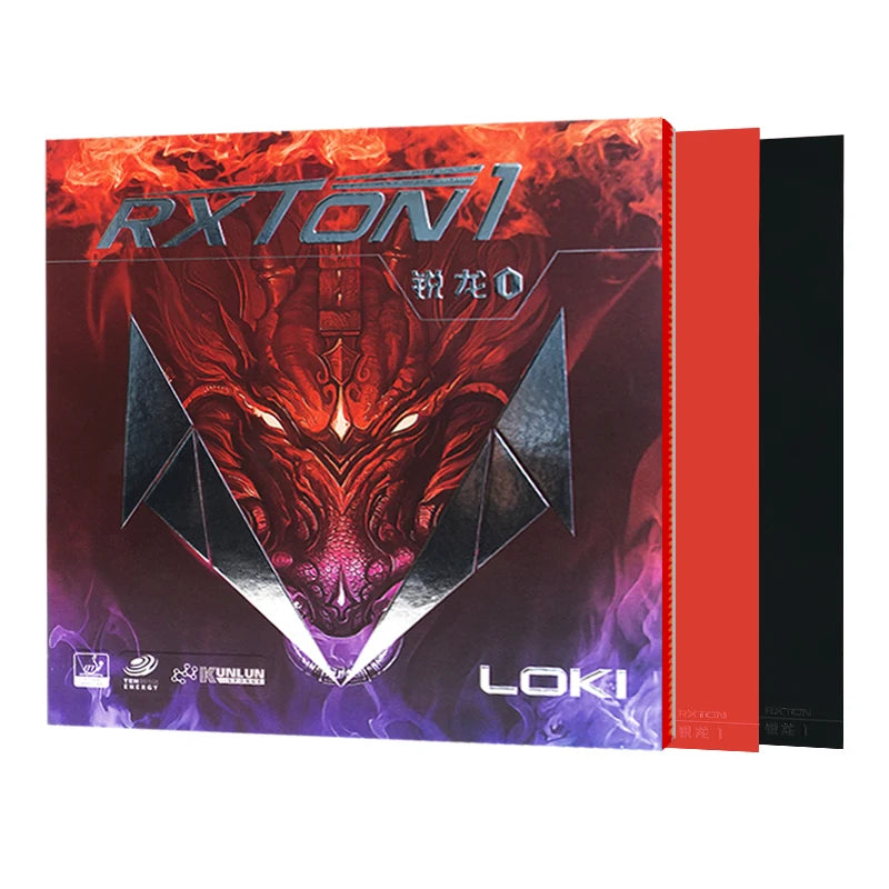Loki Rxton 1 High Density Sponge Medium Hardness Tt Rubber Ittf Approved Rubber Table Tennis for Racket Blade Change Use