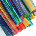 Black Background Colorful TPU Material Pattern Fine Glitter for Shoes Bag Bow Umbrellas TPU Glitter Film