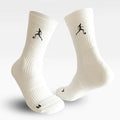 Factory Custom Grip Socks Mid Calf Anti slip Crew Socks for Running Jogging Training Football Basketball Soccer Socks