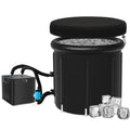 Vanace Portable PVC Inflatable Pool 80*75 Cold Plunge Chiller Tub 1/3HP Water Chiller  for Outdoor Ice Bath Tubs