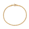INS Stainless Steel 14K Gold Plated 2.4MM Wide 16.5CM Cauliflower Chain Bracelet Titanium Steel Gypsophila Chain Bracelet Gift