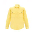 Wholesale Work Shirts Country Mens Long Sleeve Safety Work Shirts Cotton Twill Half Button Work Shirt for Man
