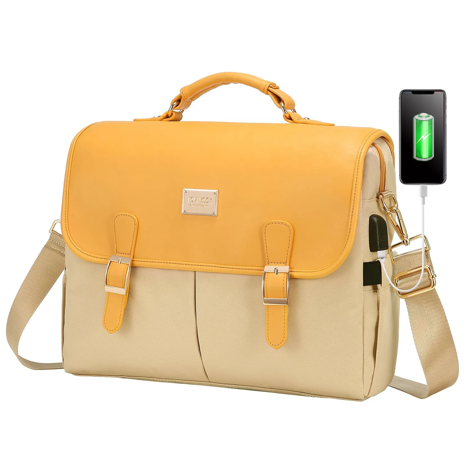 Lovevook New Arrival 15.6 Inch Laptop Handbags Women Office Bags Ladies Large Shoulder Satchel Bags Laptop Bags for Computers