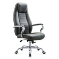 Modern Swivel Executive Comfy Computer Office Chair Luxury High Back Genuine Leather Adjustable Height Gliding