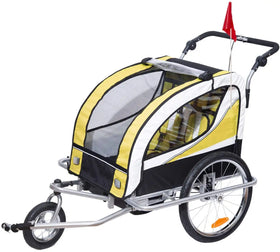 Foldable Kids Trolley Bike Trailer Bicycle Treiler