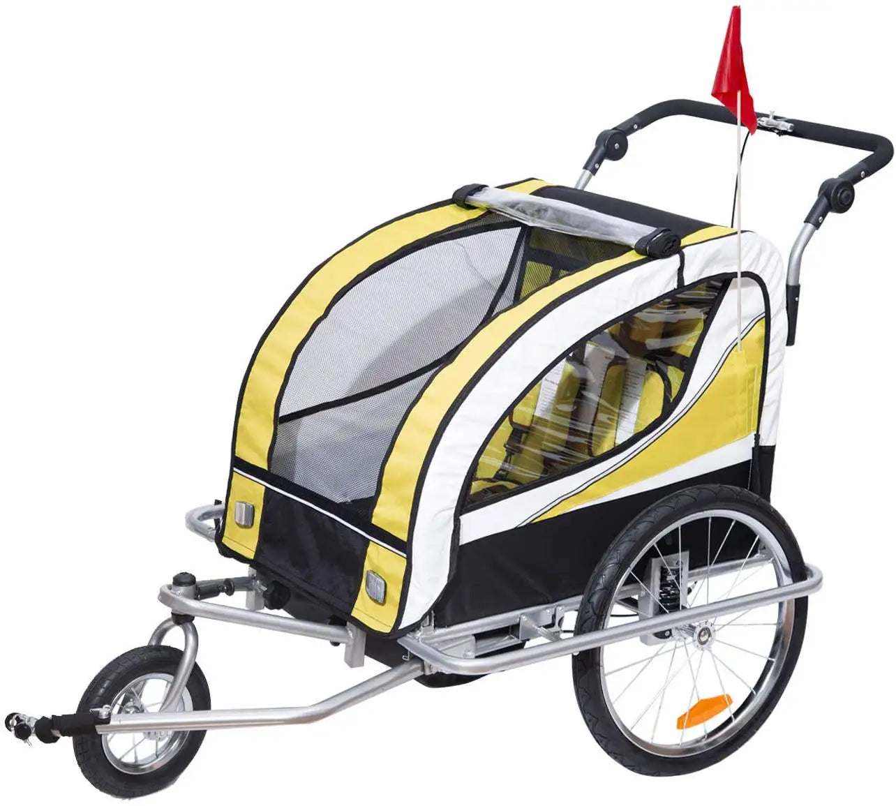 Foldable Kids Trolley Bike Trailer Bicycle Treiler