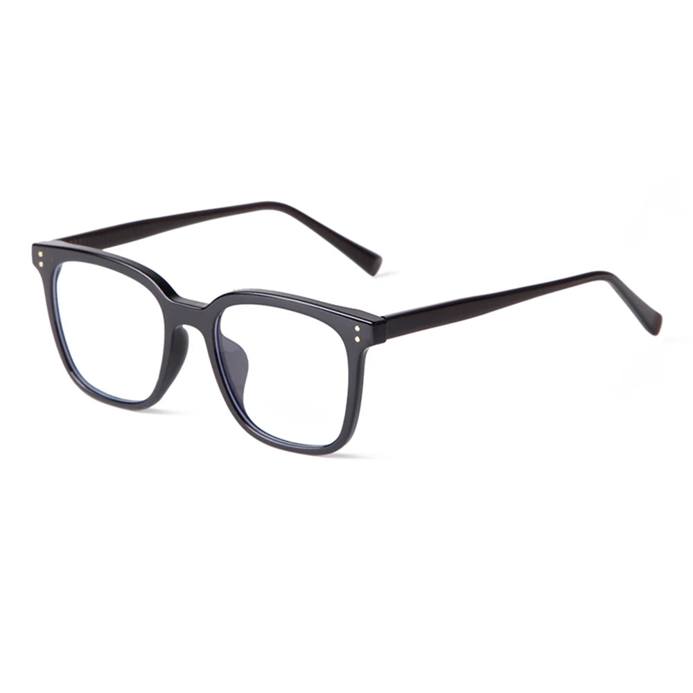 PSTY7113HL Fashion Korean Rivet Tr90 Blue Light Blocking Glasses for Women Classics CP Inner Arms Square Optical Eyewear for Men