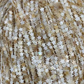 Cheap Freshwater Shell 6mm 8mm 10mm White Mother of Pearl Star Bead Shell Strand for Making Jewelry Material