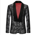 Men's Jacquard Suits Sheet Multicolor Bigger Sizes Stage Costumes Suits the Host Party Dresses Singer Performance Clothing