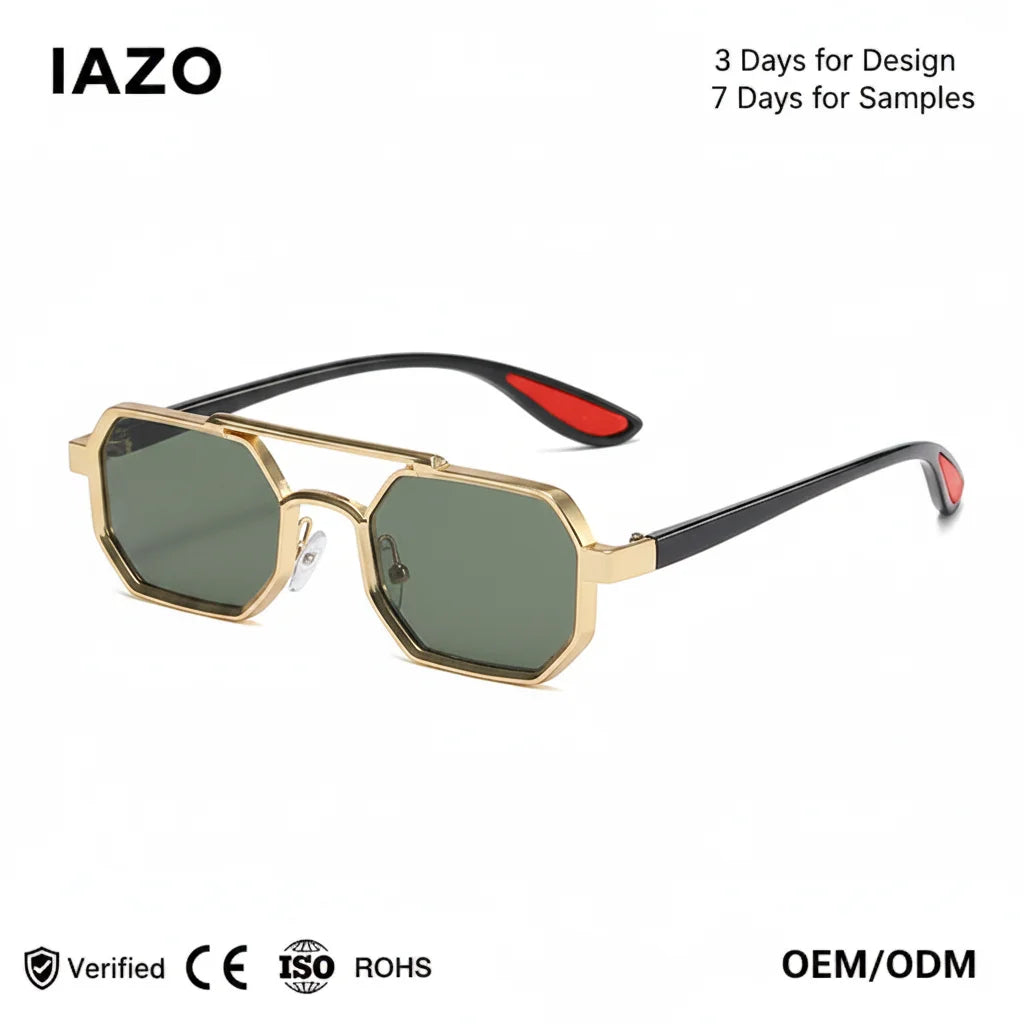 High Quality Metal Sunglasses Uv400 Custom Logo Sunglasses for Women