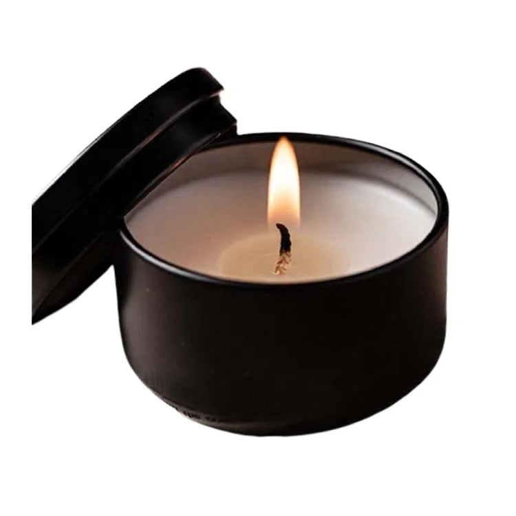 Tin Metal Candle Empty Can Solid Aroma Diffuser Stone Tin Can