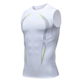 Quick Dry Sleeveless Vest Sports Training Elastic Printed Sports Tight Tank Top Training Elastic Vest for Summer