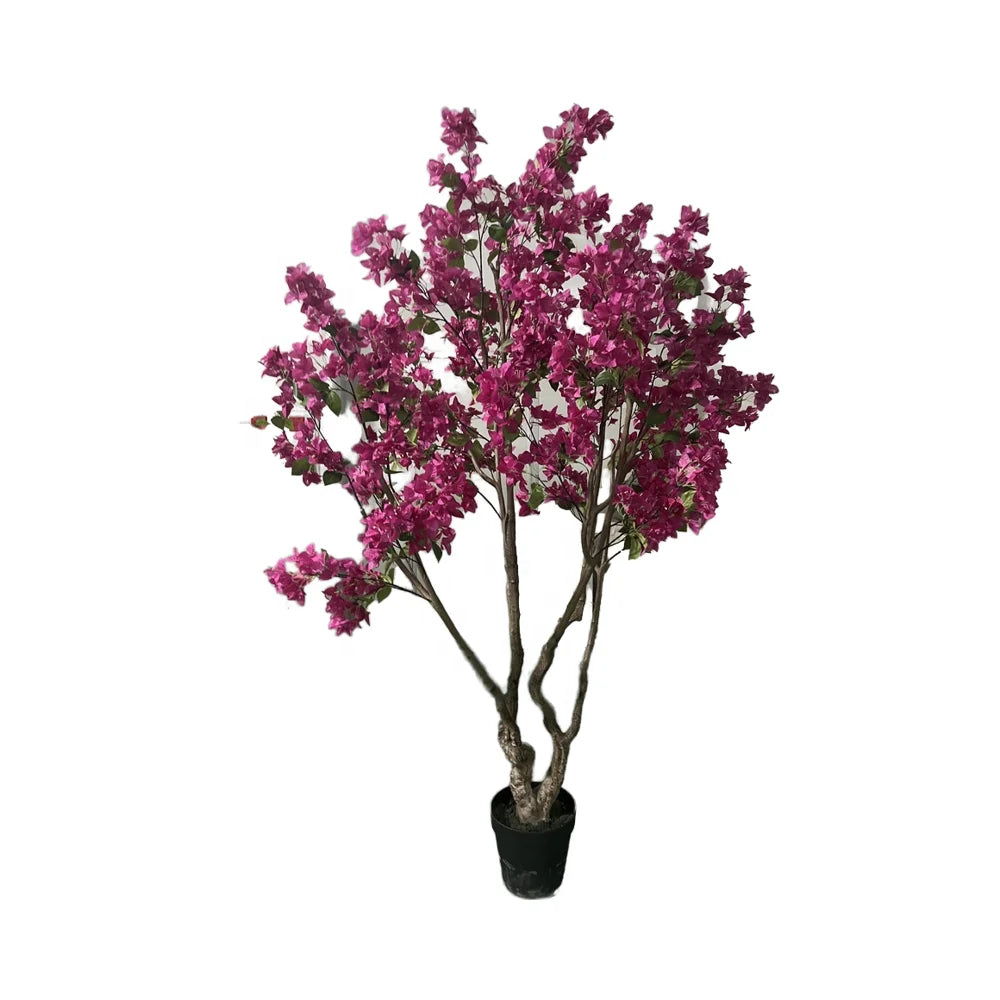 Beautiful Indoor/Outdoor Artificial Bougainvillea and Sakura Trees Plastic Material for Weddings and Christmas Outdoor Use