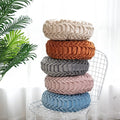 Hot Selling High Quality Nordic Style Dutch Velvet Pleated Round Futon Mat Furniture Sofa Decoration Tatami Mat