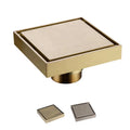 3 in Decorative Chrome Plated Drain Covers for Hotel Bathroom Hidden Floor Drain MegaBDM