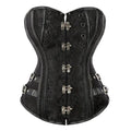 Sexy Corset With Chain Embroidery Floral Steampunk Corset Gothic Women's Lingerie Plus Size Corset