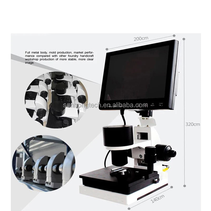 Factory price hospital Laboratory Microscope Camera clinic blood test machine Biological Digital Microscope with Eyepiece Camera