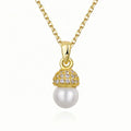 Luxury S925 Fresh Water Pearl Pendant Necklace