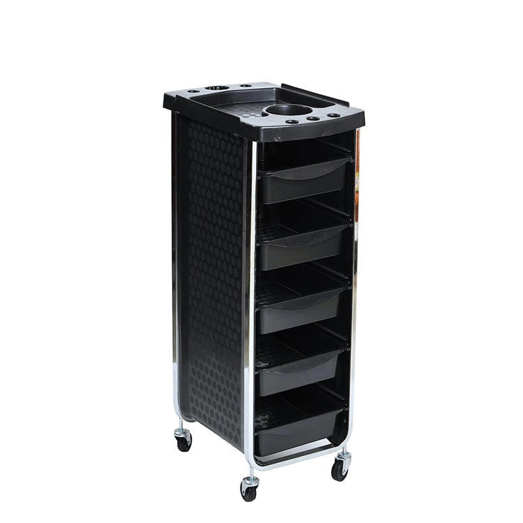 Hot Selling Mobile Portable Beauty Salon Drawer Trolley Professional Beauty Hair Salon Trolley