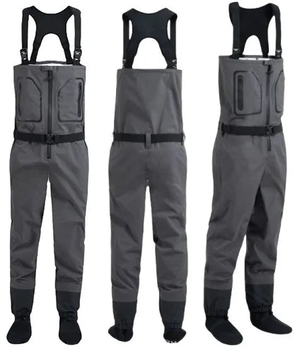 Waterproof Fly Bib Pants Custom logo Adjustable Suspenders Overalls Waders Breathable Fishing Pants for Outdoor
