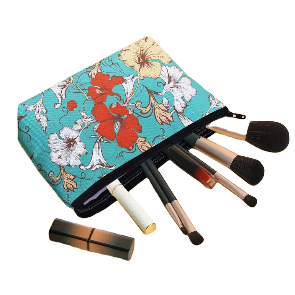 Makeup Case Travel Cosmetic Bags Wholesale Custom Design Logo on Pouch Bag