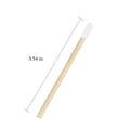OEM ODM Customizable Lip Gloss Wands Disposable Bamboo Handle Lip Brushes Lipstick Applicator Beauty Tool Makeup Brush