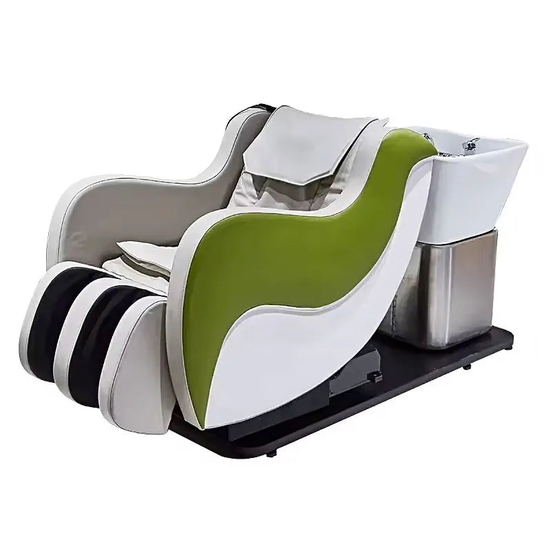 Popular Washing Salon Furniture Beauty Spa Bed Electric Massage Shampoo Chairs
