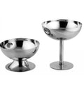 Premium Stainless Steel Ice Cream Bowl With Stand Ice Cream Cup