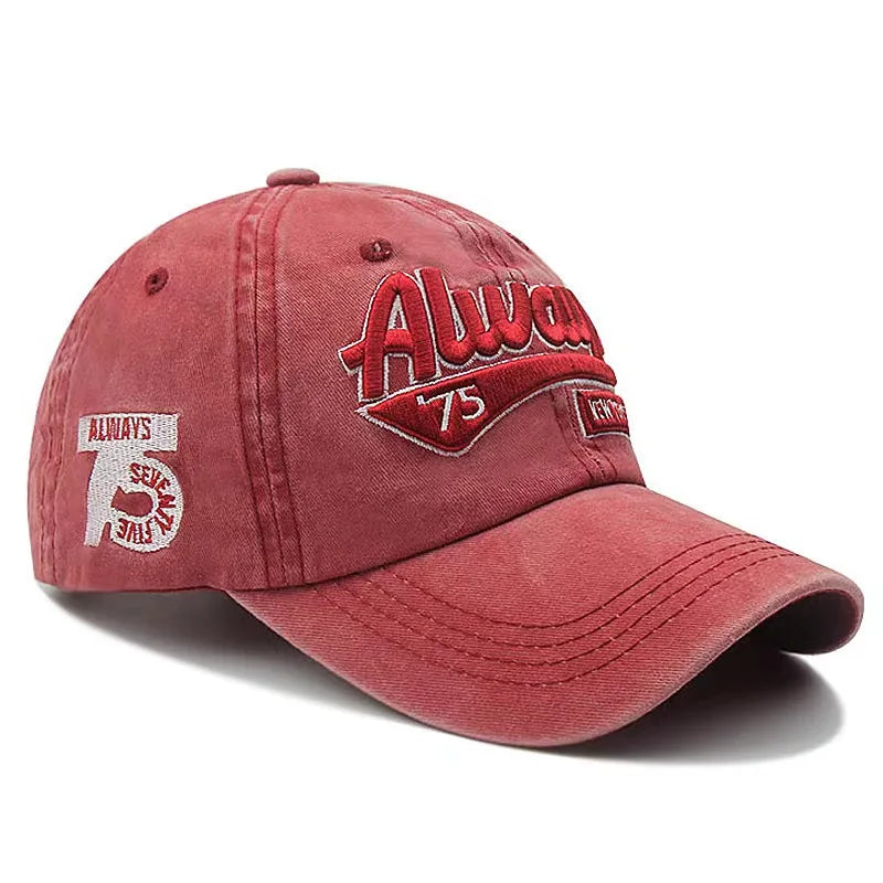 Best Quality Custom Logo Ethnic Letter Denim Baseball Cap Sporty Dobby Street Style Unisex Adult Common Business Image