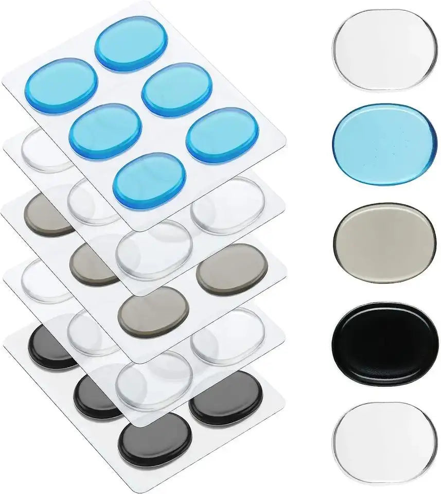 Soft Silicone Drum Sound Dampening Tone Control Sticky Blue Drum Damper Gel Pads