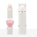 Custom Wholesale New Square 2 in 1 Multipurpose Makeup Brush Mini Portable Telescopic Makeup Brush