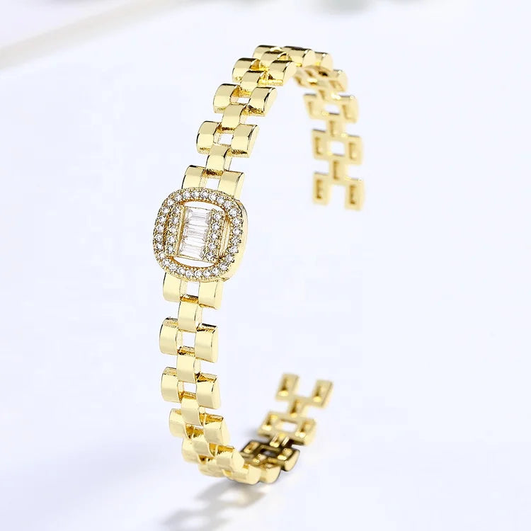 Fashion Geometric Adjustable Classical Modeling Fine Designer Bracelets Hemicyclic Type Women Bracelet