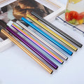 Bar Accessories 12mm Stainless Steel Boba Straw Metal Drinking Straws for Bubble Milk Tea