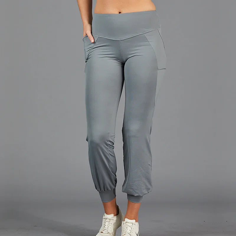 Custom Logo Golf Pants Stretch Pull-on Golf Joggers High Waist Trousers Pants Women's Double Pockets Tennis Golf Pants